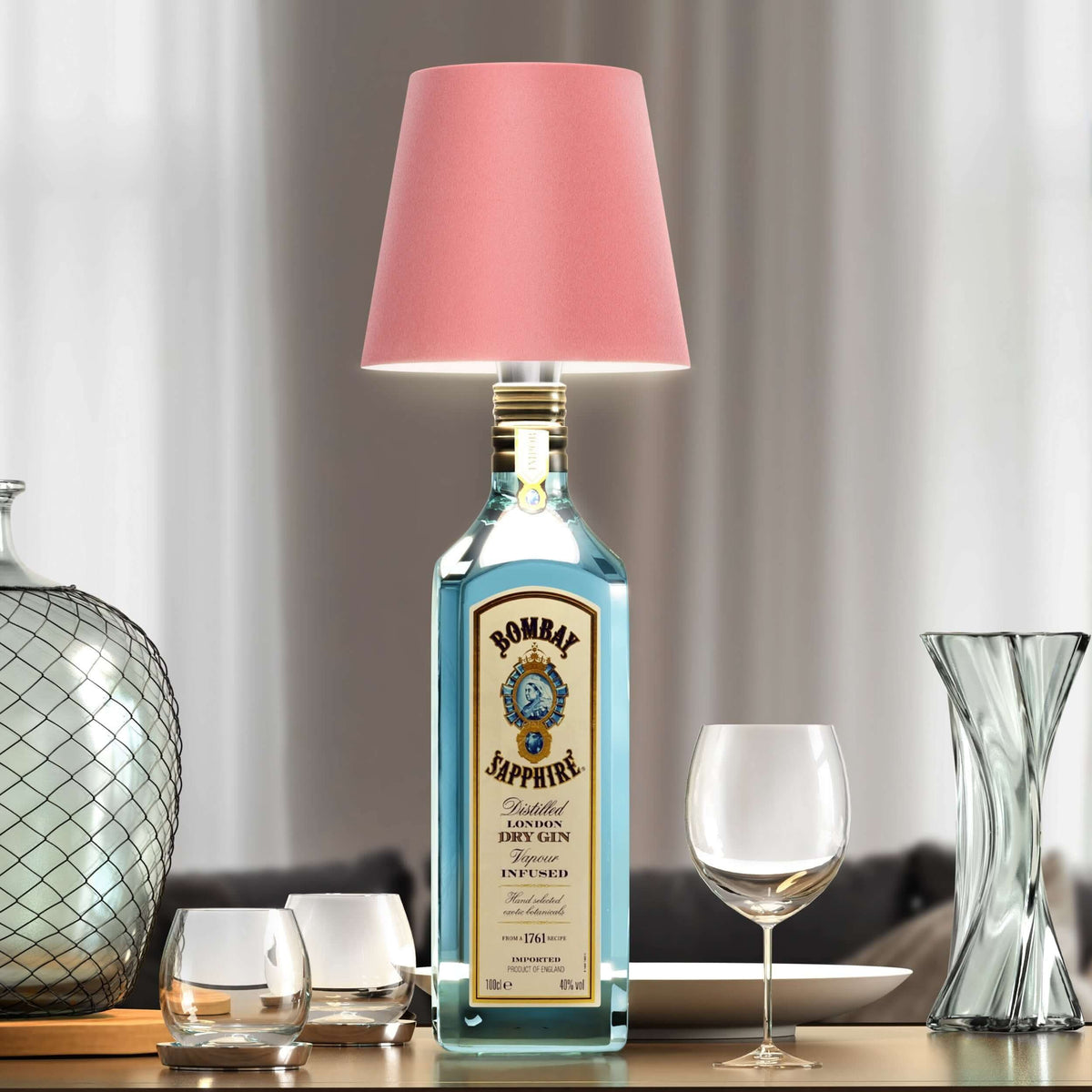 Lampe à Bouteille Sans Fil – Éclairage Élégant et Original