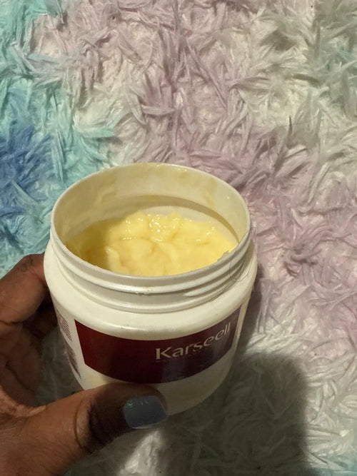 Masque Capillaire Au Collagène | Hydratation Profonde Pour Cheveux Secs, Contrôle Des Frisottis — photo d'un client 7